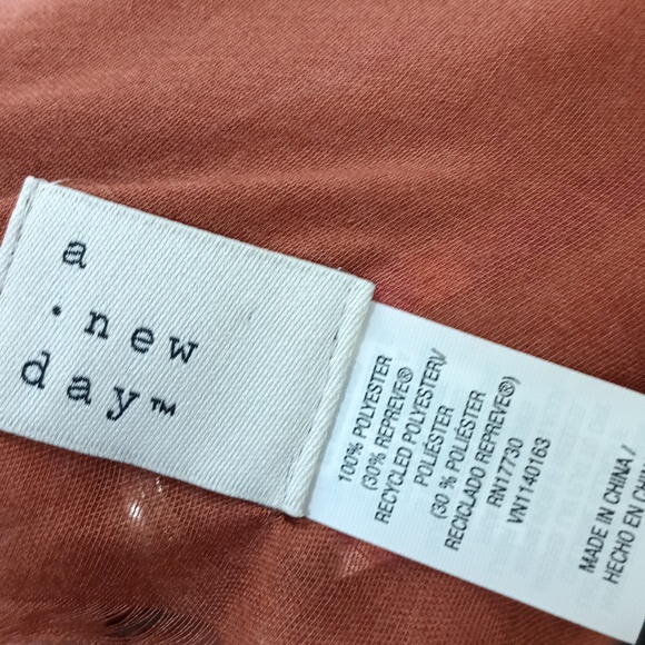 A New Day Women's Multicolor Stripped Wide Long Fringe Edge Scarf / Wrap - Picture 9 of 9